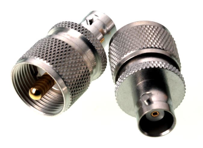 Adapter BNC-F/PL-259 UC-1 PTFE/GOLD # KONEKTOR PRO # przejściówka gniazdo BNC / wtyk UC-1