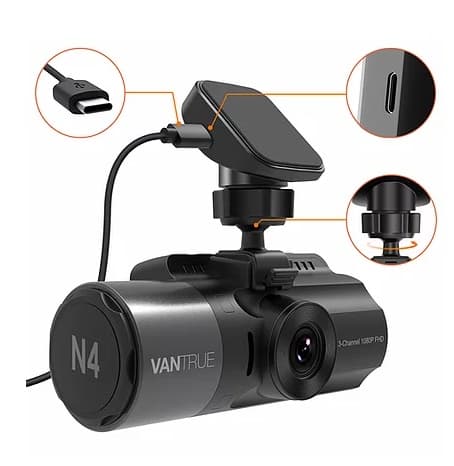 Vantrue przyklejany moduł GPS do kamer samochodowych N4, T3, N2S, X4S - uchwyt z GPS
