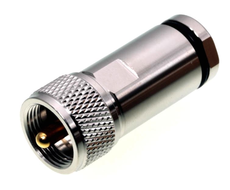 Wtyk UC-1 259/7 skręcany na przewód RF-7, UltraFlex7, Aircell 7 superjakość PTFE/GOLD # KONEKTOR PRO #