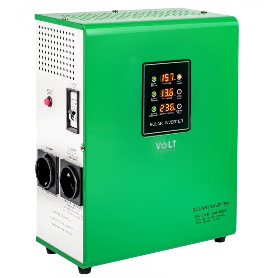 Przetwornica solarna 3kW do grzania wody - VOLT Green Boost MPPT 3000