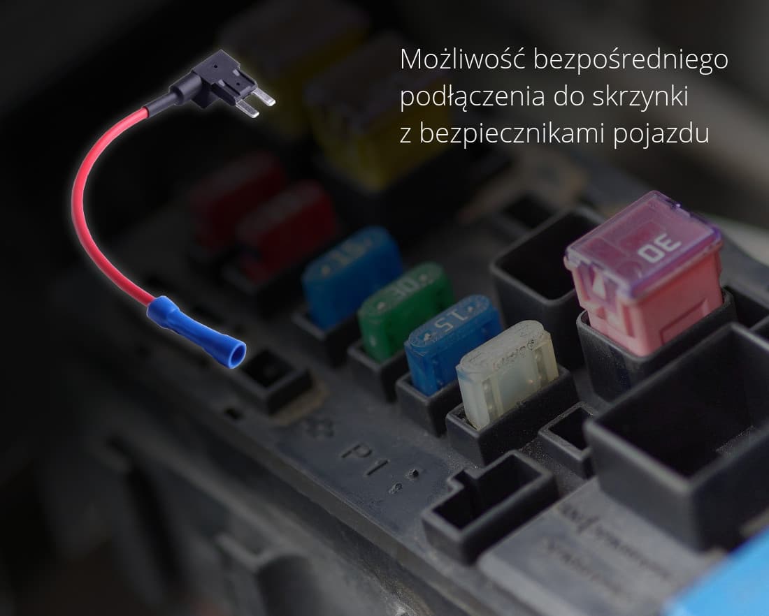 Przejściówka ATS do skrzynki bezpieczników FUSE VIOFO do Viofo A119, A119-G, A119S, A119S-G, A119PRO, A119PRO-G, A129, A129G PRO DUO itp. - adapter zasilania do bezpieczników