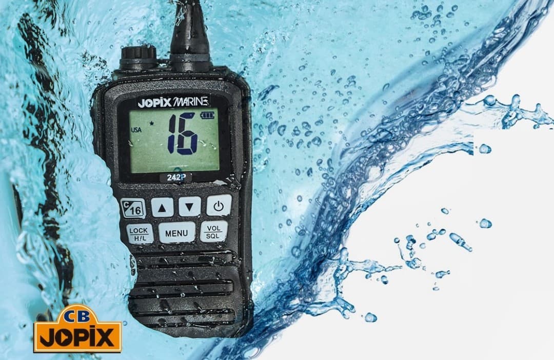 Jopix Marine 242P ręczny radiotelefon morski VHF IP-67, pływający, moc 3W - możliwość rejestracji w UKE