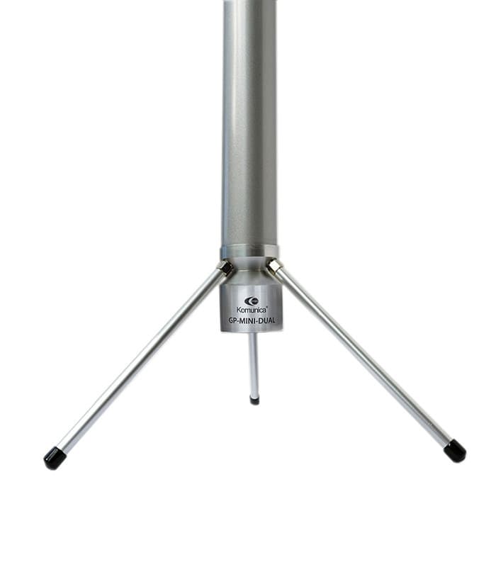 KOMUNICA GP-MINI-DUAL antena bazowa VHF/UHF długość 90cm (aluminium, złącze PL) - montaż na maszt lub jako przenośna 144/430MHz