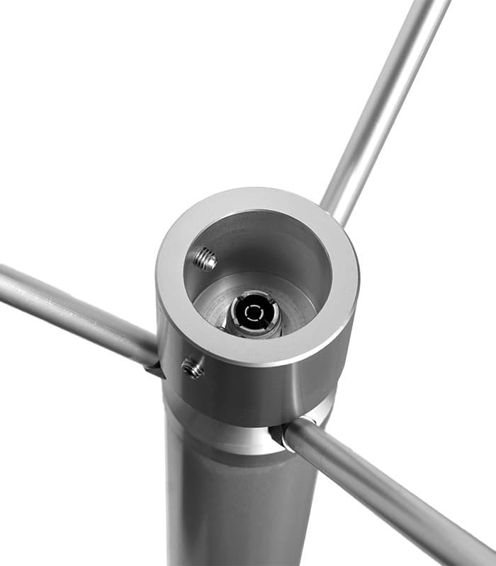 KOMUNICA GP-MINI-DUAL antena bazowa VHF/UHF długość 90cm (aluminium, złącze PL) - montaż na maszt lub jako przenośna 144/430MHz