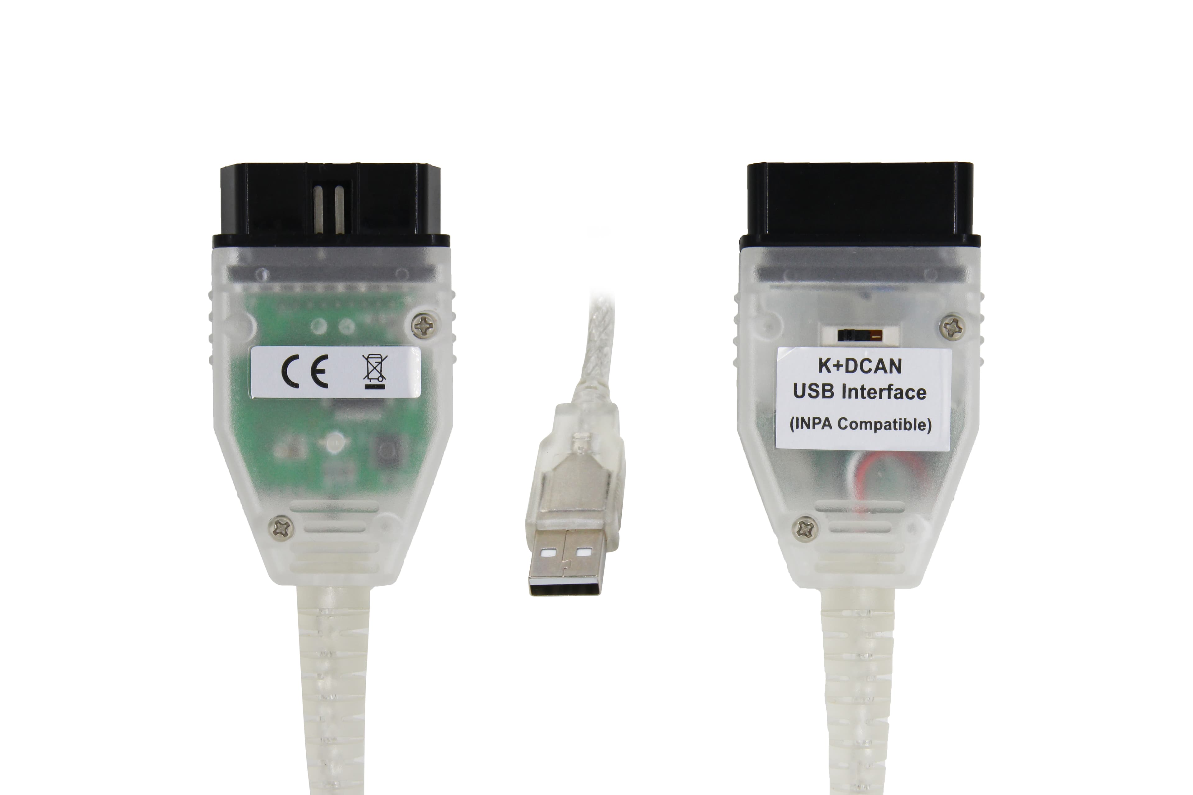 Kabel BMW seria E DCAN + adapter USB-C do smartfonów Android - kodowanie/diagnostyka BimmerCode, BimmerLink, DPF BimmerTool, xHP, xDelete, INPA