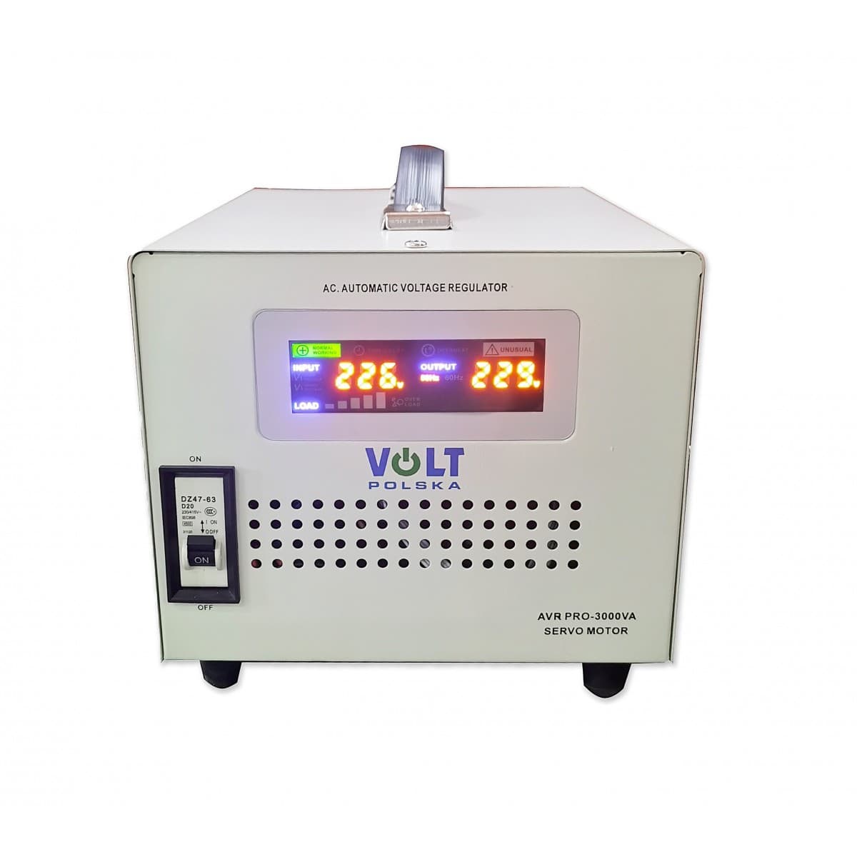 VOLT AVR PRO 3000 3% SERVO automatyczny stabilizator napięcia 230 AVC 3000W