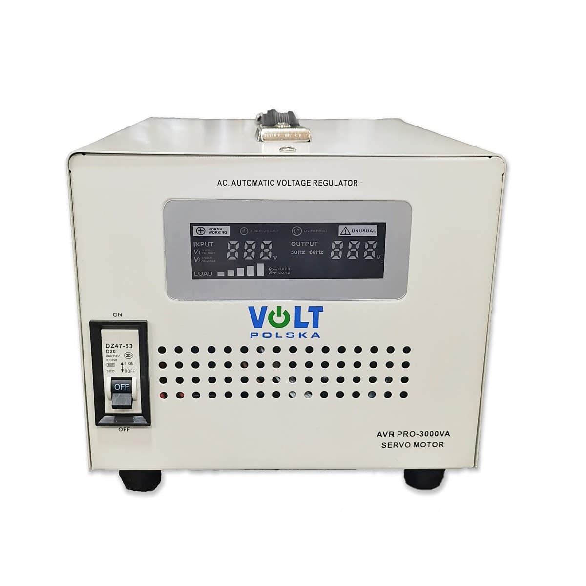 VOLT AVR PRO 3000 3% SERVO automatyczny stabilizator napięcia 230 AVC 3000W