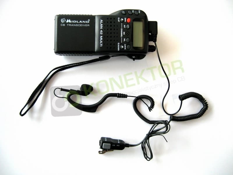 Mikrofonosłuchawka z VOX Midland MA-21-L PRO do CB Alan 42, Intek H-520, PMR Midland G5, G6, G7, G9 itp.