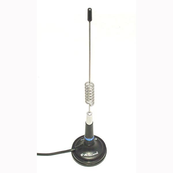 Midland LC-29 dyskretna estetyczna antena CB magnesowa 33cm kabel 4,5m (jak President Georgia)