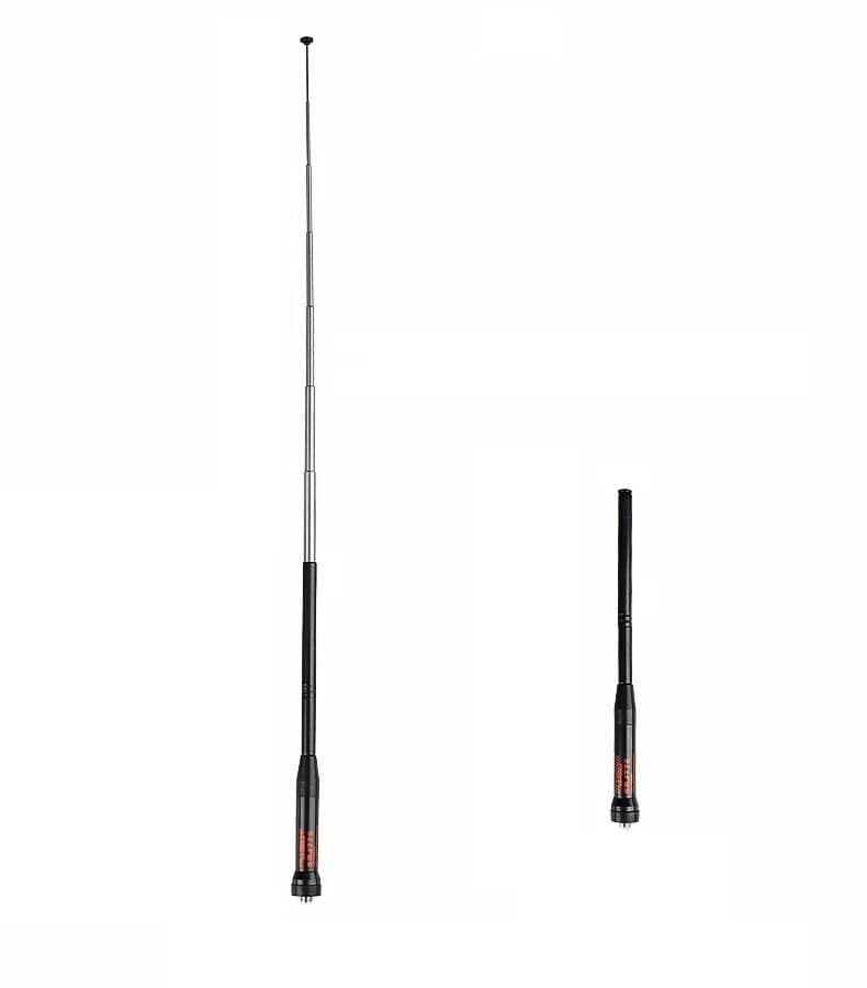 Diamond SRJ775 antena przenośna teleskopowa 17-45cm złącze SMA-F np. do Baofeng UV-5R, UV-82, AnyTone AT-D878, Wouxun KG-UV6D itp.