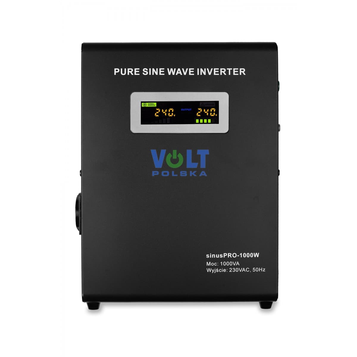 Zasilacz awaryjny sinusoidalny VOLT SINUS PRO 1000 W (700/1000W) 12/230V (do komputerów, serwerów, pompy piece CO itp.)