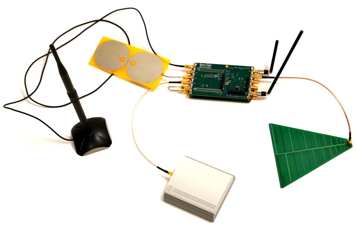 Opera Cake - przełącznik antenowy do odbiornika HackRF One - oryginał Great Scott Gadgets