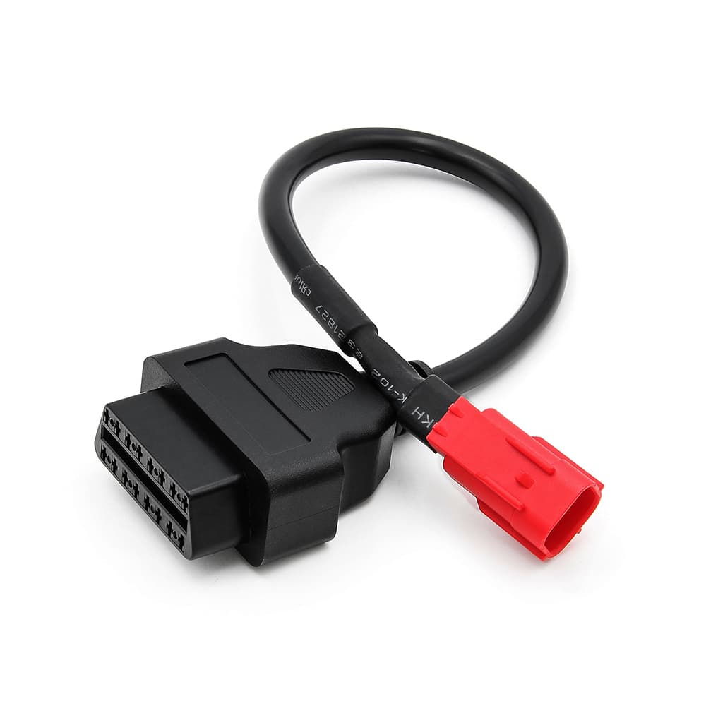 Kabel adapter HONDA 6-PIN do OBD-2 16-pin przejściówka np. ELM-327, Vgate iCar - motocykle Honda - Łódź, Zbąszyńska 2