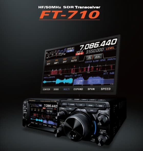 YAESU FT-710 AESS radiotelefon amatorski HF/6m 100W, ATU, DSP, analizator widma, kolorowy wyświetlacz, 3 LATA GWARANCJI, pełna polska instrukcja obsługi, CashBack 200€