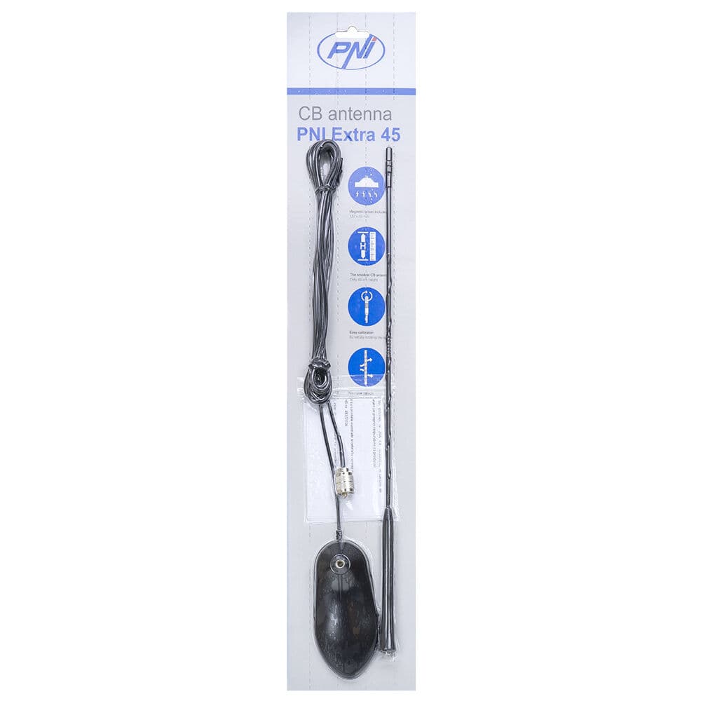 Zestaw mini CB radio Jopix PT-31 + krótka dyskretna antena 45cm na magnesie (CB radio na prezent)