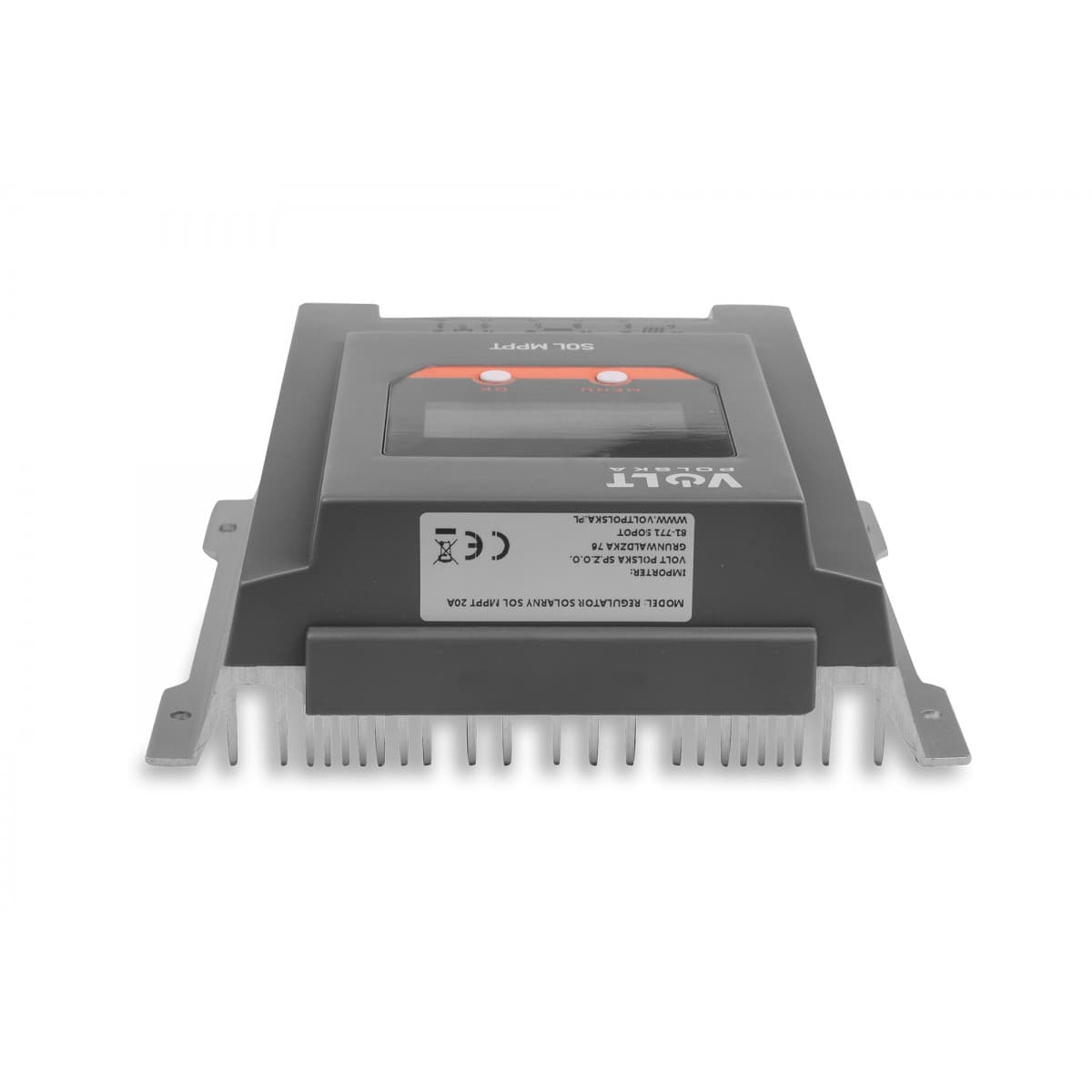 Regulator solarny ładowania Volt MPPT 20A do systemów 12/24V - LCD, bluetooth