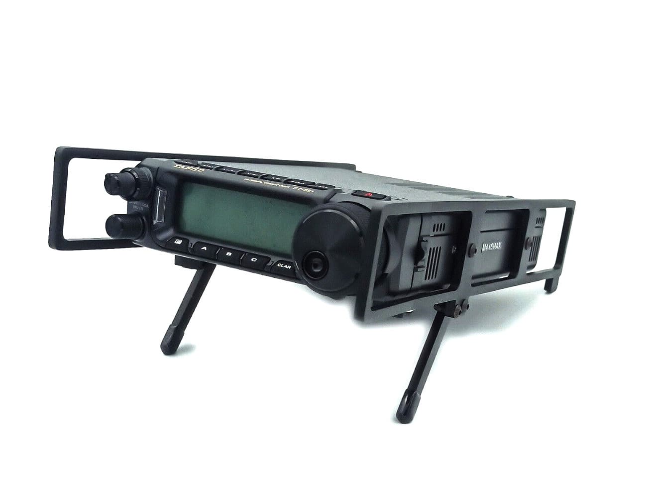 Estetyczny uchwyt do Yaesu FT-891, FT-857D - stand na biurko, szyny zabezpieczające do FT891, FT857