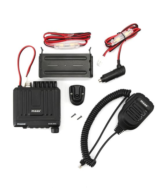MAAS KCB-2000 ultra kompaktowe CB radio z VOX, automatyczną blokadą szumów, RF Gain