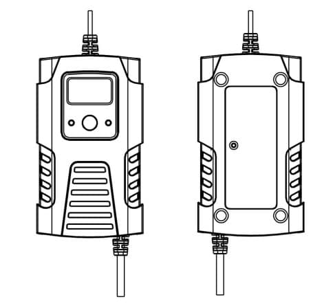 Prostownik VOLT Compact LCD automatyczny do akumulatorów 12V/4A 6V/2A - ładowarka samochodowa