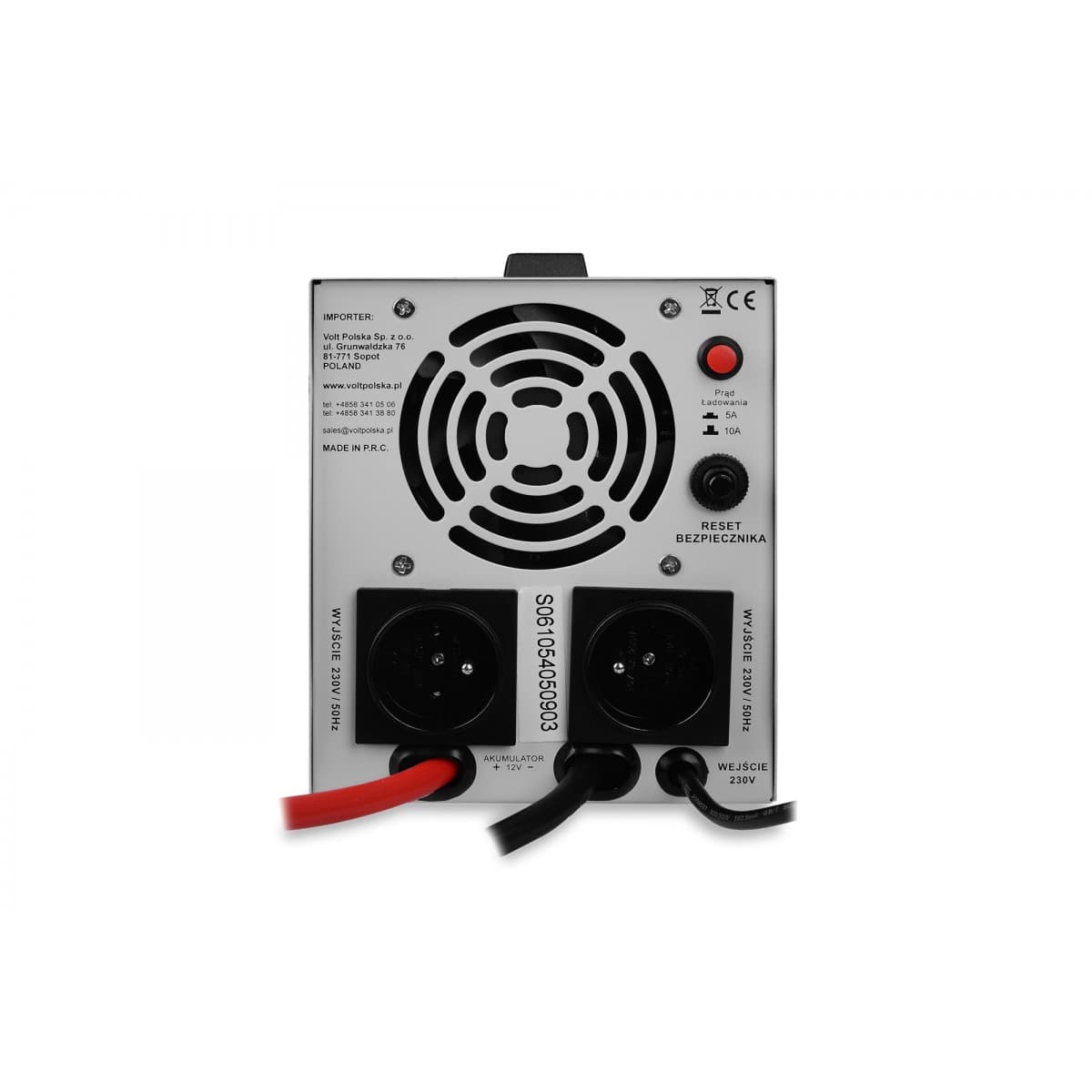 Zestaw zasilacz awaryjny sinusoidalny 500W VOLT SINUS PRO 500 E + akumulator AGM 65Ah