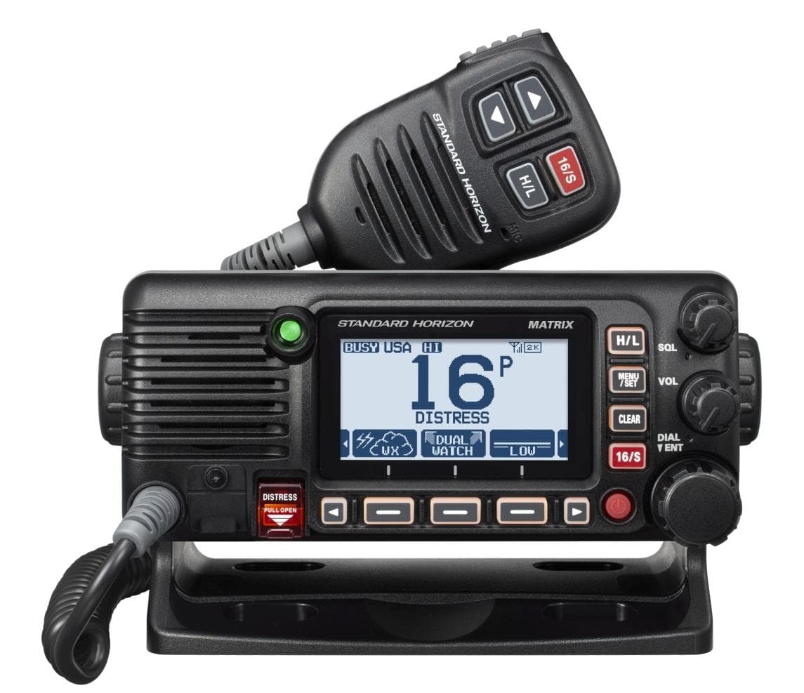 Standard Horizon GX-2400 GPS radiotelefon morski moc 25W, DSC klasa D, GPS NMEA 2000, ATIS, IPX8 - np. do montażu w kokpit
