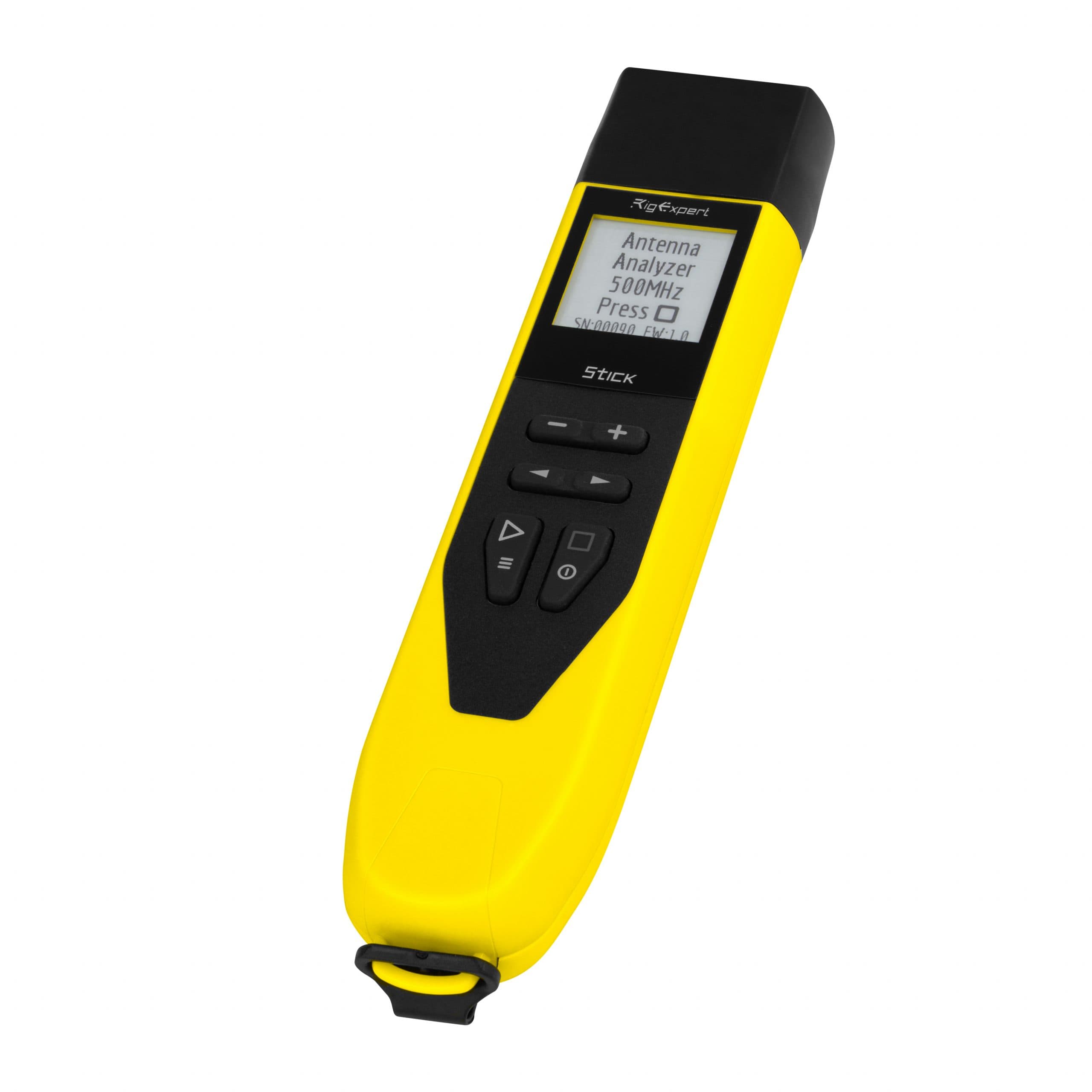 RigExpert Stick 500 UHF miniaturowy analizator antenowy 0.1-500MHz łączność Bluetooth - idealny do pracy w terenie