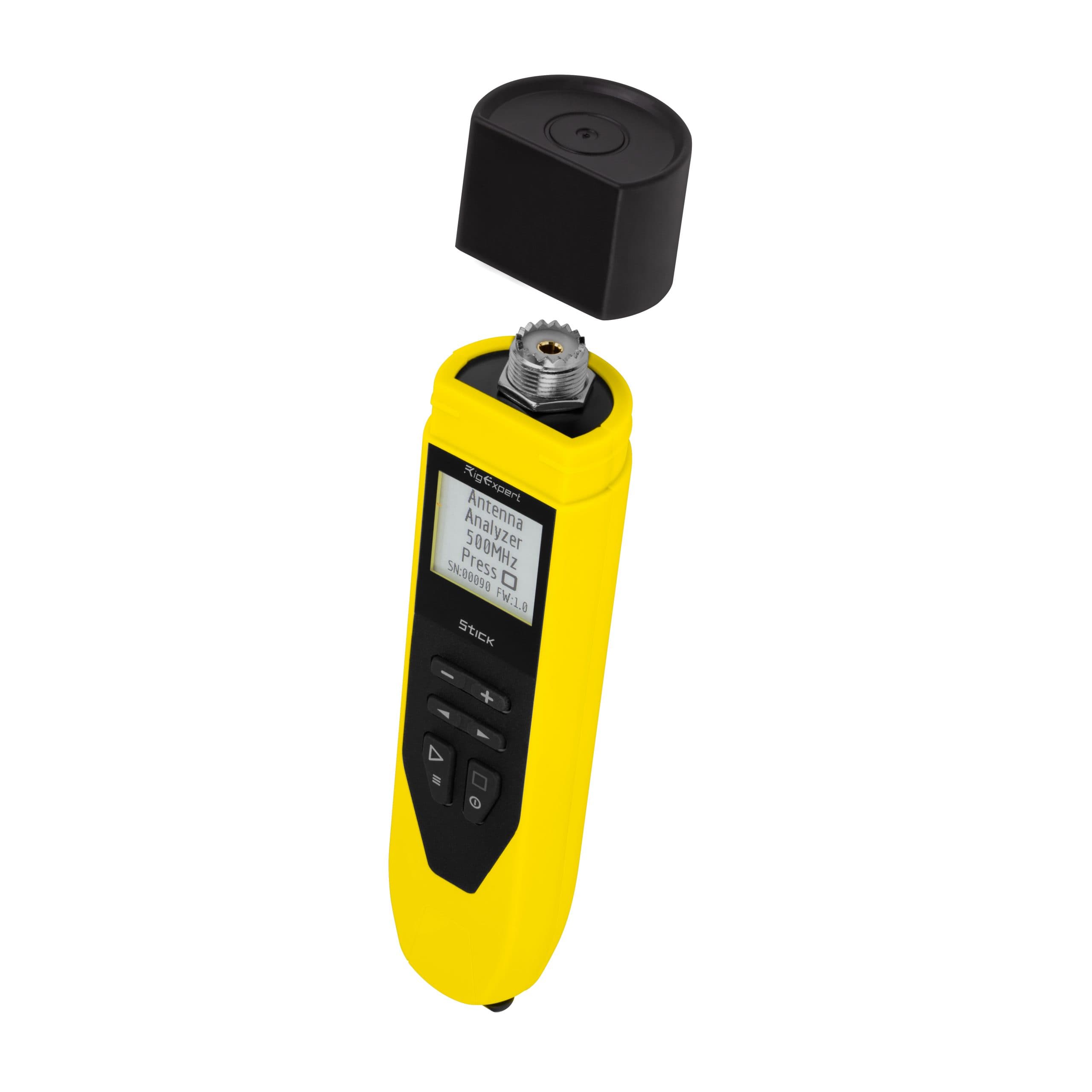 RigExpert Stick 500 UHF miniaturowy analizator antenowy 0.1-500MHz łączność Bluetooth - idealny do pracy w terenie