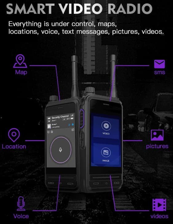 BOXCHIP S900A Plus smartfon + radiotelefon profesjonalny 4G LTE + UHF DMR FM - ogromny zasięg łączności