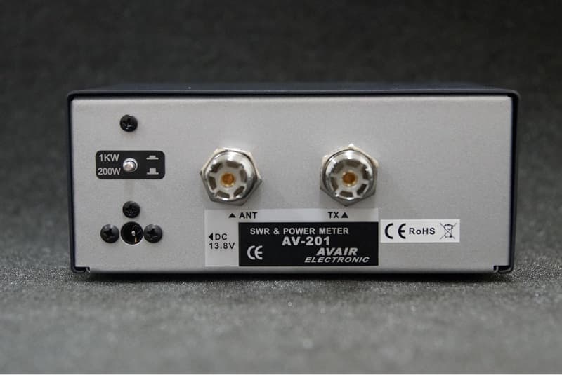 AVAIR AV-201 REFLEKTOMETR HF VHF 1.8-160 MHz - pomiar SWR/PWR 1000W
