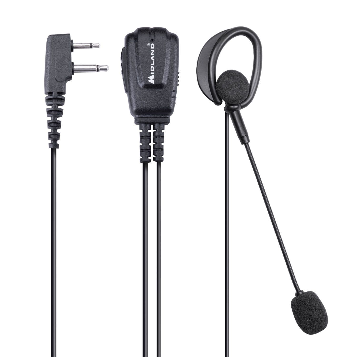 Mikrofonosłuchawka z VOX Midland MA-30-L PRO np. do CB Alan 42, Intek H-520, PMR Midland G5, G6, G7, G9 itd. zestaw słuchawkowy