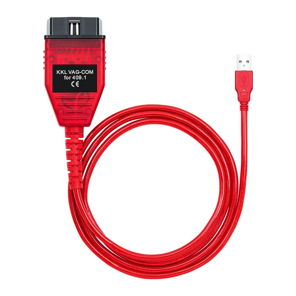 Interfejs diagnostyczny OBD-2 VAG COM 409.1 czip 9241A + FT232RL / kabel do komputera KKL USB do Volkswagen Audi Seat Skoda