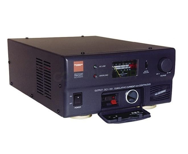 Diamond GZV-6000 zasilacz impulsowy 60A regulacja 1-15V (z blokadą napięcia 13,8V) - do zastosowań w radiokomunikacji