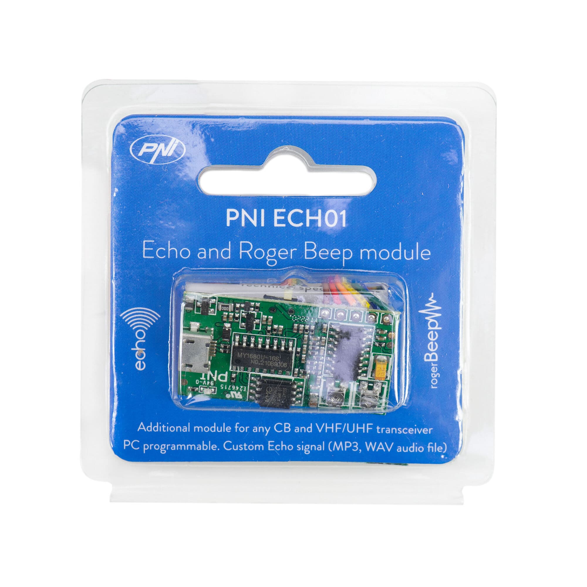 PNI ECH01 moduł echo i Roger Beep do CB radia (montaż wewnątrz radia)