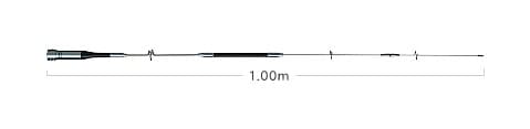 Diamond SG9500N antena 144/430/1200MHz długość 100cm, złącze N, Made in Japan, pasma 2m/70cm/23cm