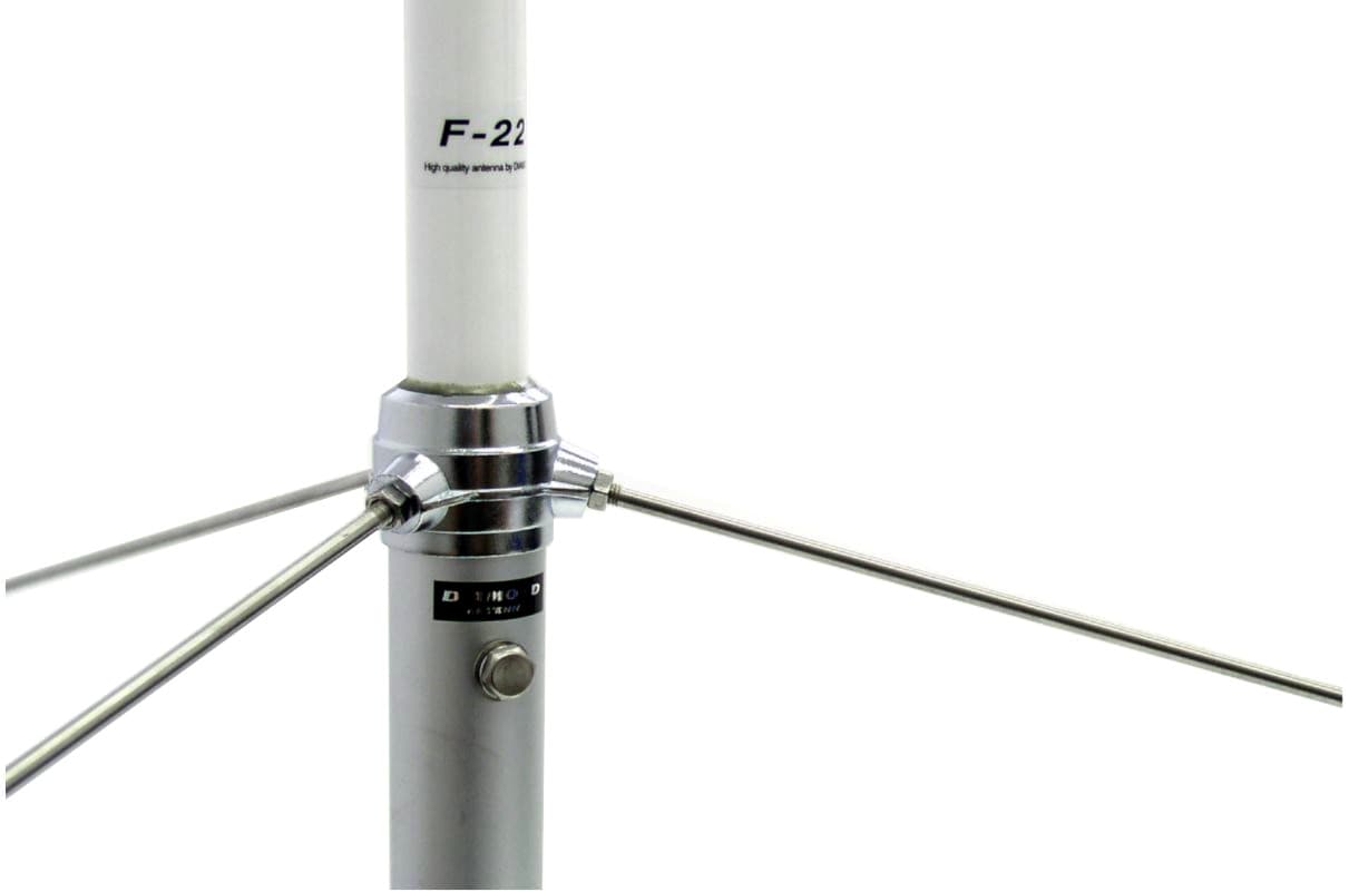 Diamond F22H antena bazowa VHF 2 x 7/8 fali 144-174MHz długość 320cm, włókno szklane