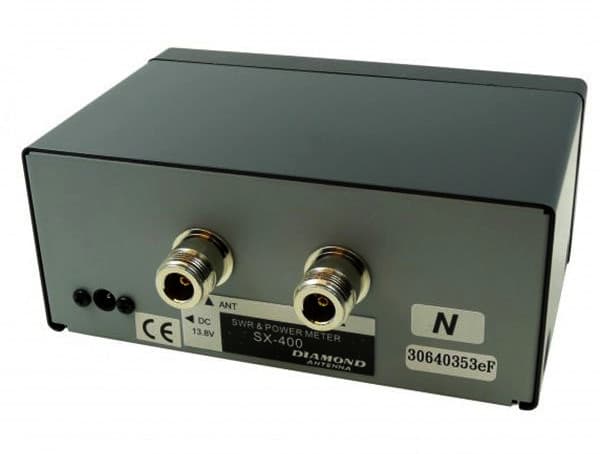 Diamond SX-400N reflektometr VHF/UHF 140-525 MHz złącza N - pomiar SWR, mocy, podświetlenie skali