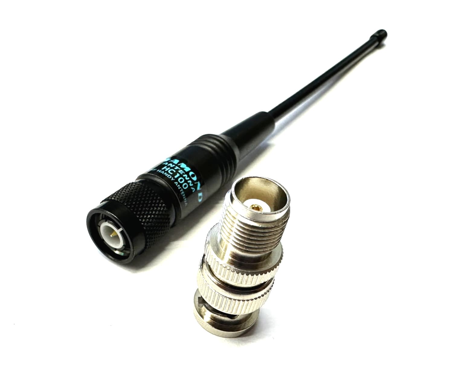 Diamond HC100 TNC + adapter BNC Antena przenośna VHF 134-174MHz długość 19cm złącze TNC/BNC