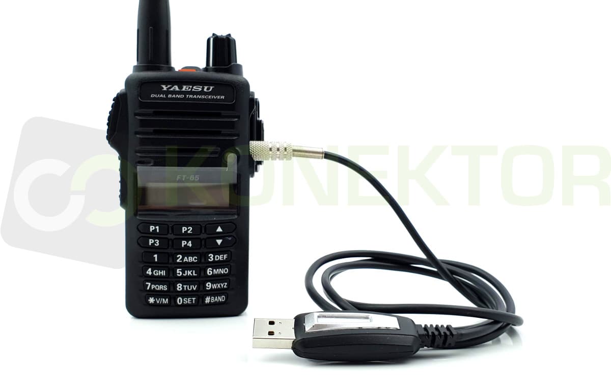 Kabel do programowania Yaesu FT-4XE, FT-4VE, FT-25E, FT-65E polska instrukcja, oprogramowanie