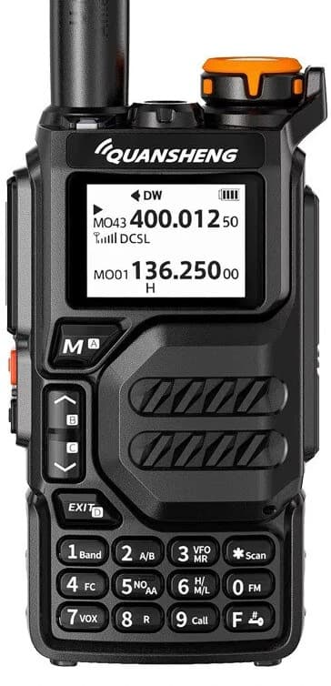 Quansheng UV-K5 krótkofalówka 5W VHF/UHF, skaner 50-600MHz, pasmo lotnicze, scrambler, polska instrukcja - BAOFENG KILLER