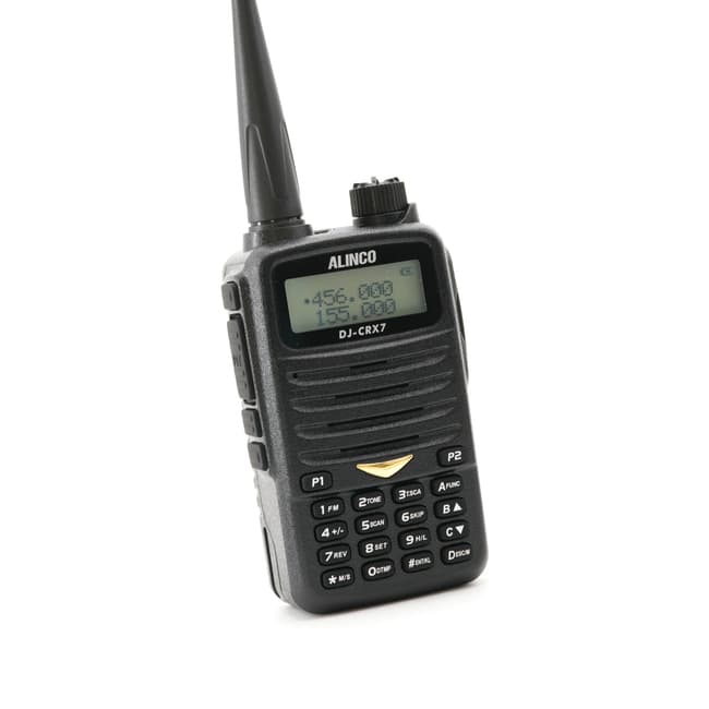 Alinco DJ-CRX7 Export radiotelefon przenośny 5W VHF UHF 136-174/400-480MHz, VOX, scrambler