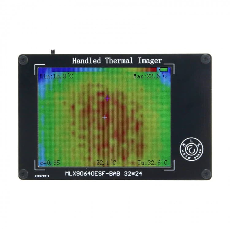 MLX90640 ręczna kamera termowizyjna 3,2" -40 ℃ do 300 ℃ / ±2 ℃