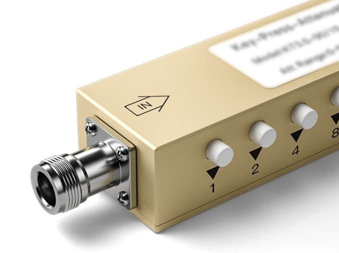 Tłumik antenowy regulowany 0-90dB DC-3GHz 50 Ohm gniazda N