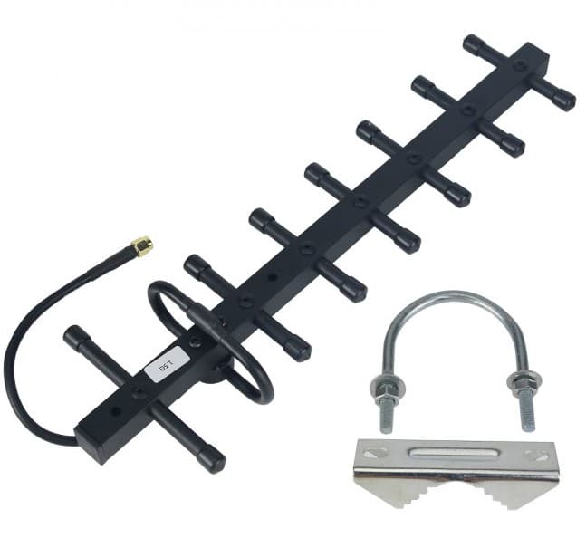 Yagi 1.5 GHz 7-EL antena kierunkowa GPS Iridium 11dBi