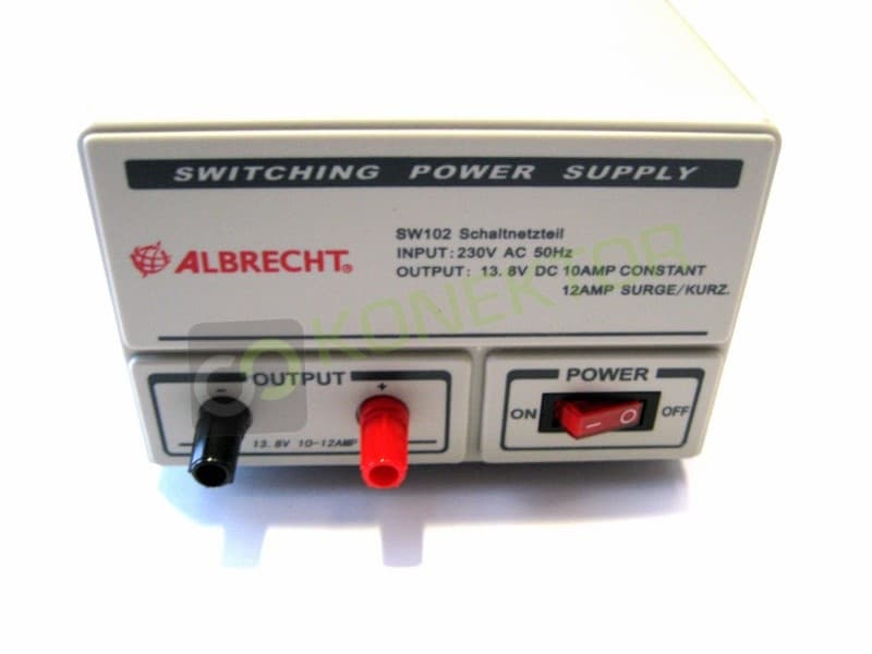 Albrecht SW-102 zasilacz impulsowy 10A/12A - radiokomunikacja amatorska, profesjonalna, CB radio