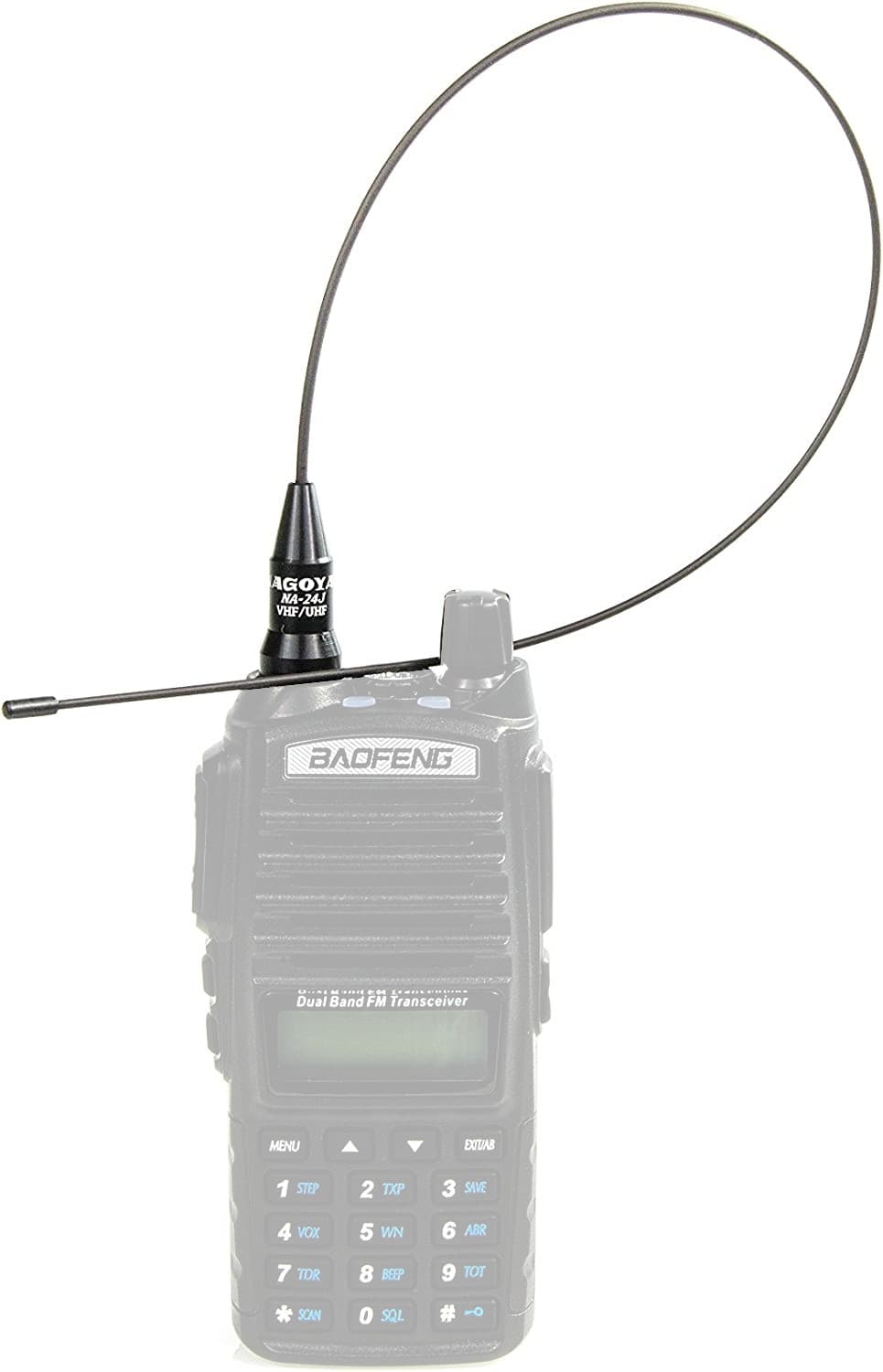 Oryginalna Nagoya NA-24 SMA-F antena ręczna 41cm VHF/UHF np. do Baofeng UV-5R, UV-82, Yaesu FT-4XE, FT-65, Quansheng UV-K5