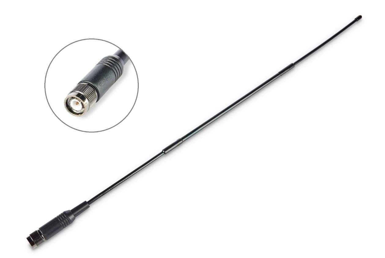 Moonraker MRW-27TNC Super Gainer długa antena ręczna 50cm CB 27MHz - do CB ręcznych President Randy III, Stabo 9006, PNI HP-72