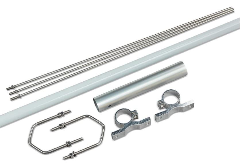 Moonraker SQBM412 antena bazowa VHF pasmo 4m 70MHz długość 150cm (włókno szklane, fiberglass, złącze PL)