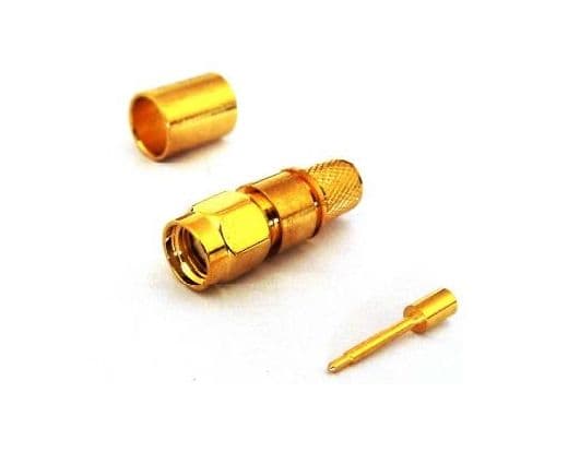 Wtyk zaciskany SMA na kabel 7mm np. RF-7, UltraFlex 7, Aircell 7, ExtraFlex 7 Bury