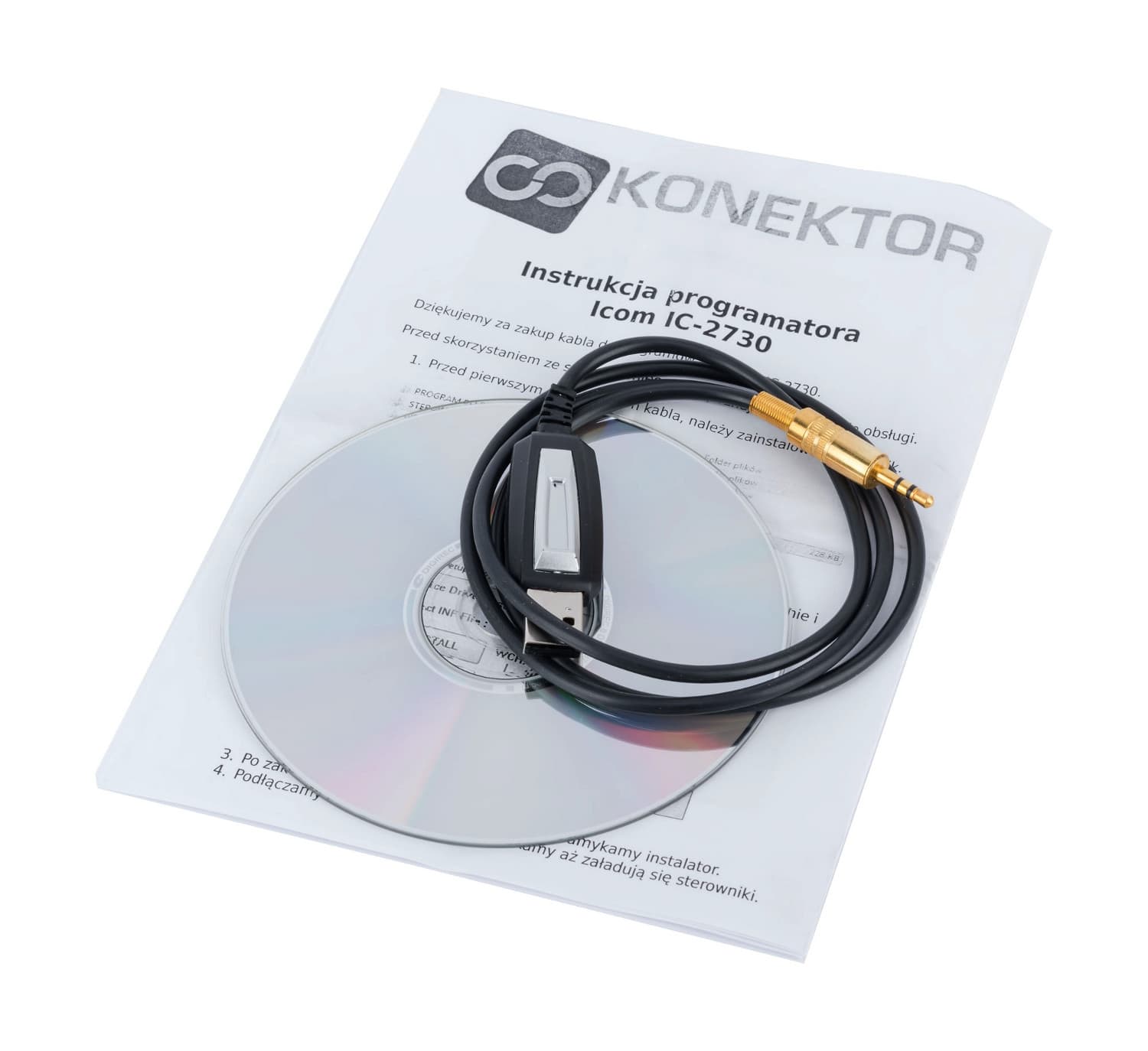 Kabel do programowania ICOM IC-2730 polska instrukcja, oprogramowanie, wsad przemienniki ( zamiennik OPC-478UC, OPC-478UD)