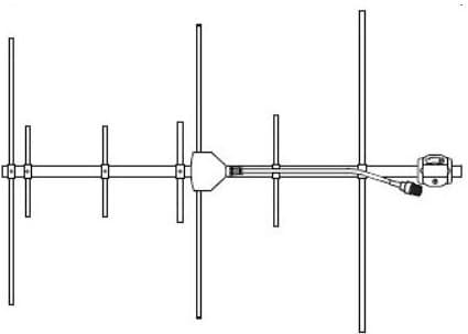 Diamond A1430S7 antena kierunkowa 144/430MHz 3 EL / 5 EL boom 125cm